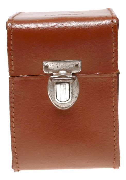 1227/2 Ikon vintage film camera antique leather case in used condition