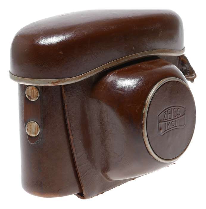 Zeiss Ikon vintage film camera antique Patent leather case with starp