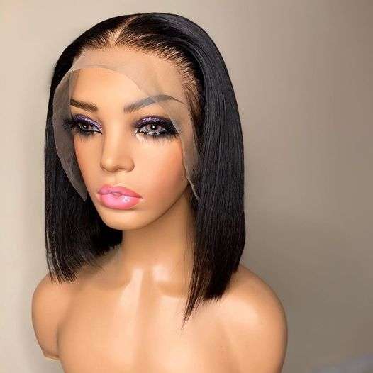 10" Glueless straight full frontal Brazilian wig Special