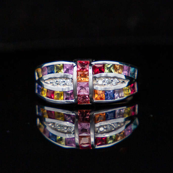 Anusha - Multi Colour Sapphires & Diamonds