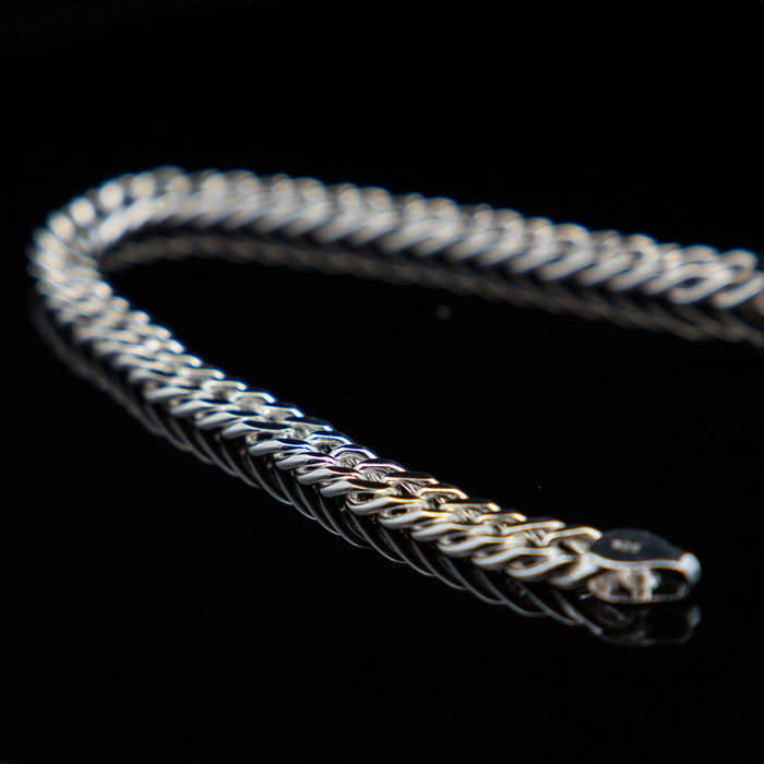 Oval Curb Bracelet - 20.5cm x 6mm