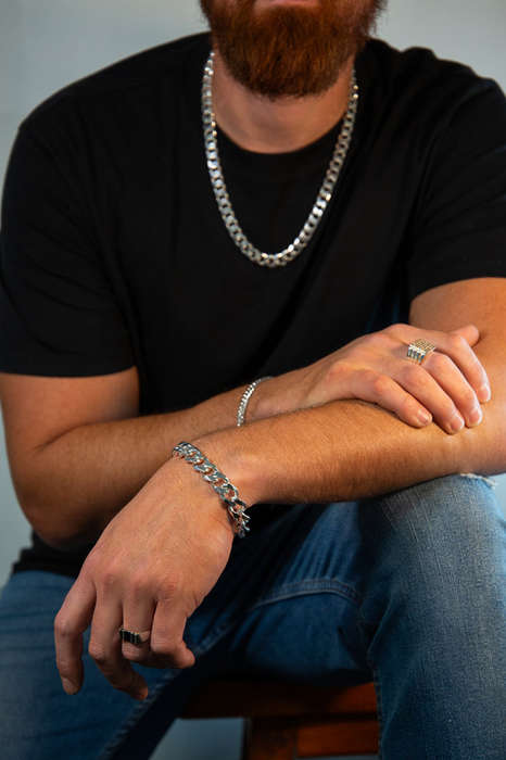 Oval Curb Bracelet - 21cm x 12mm