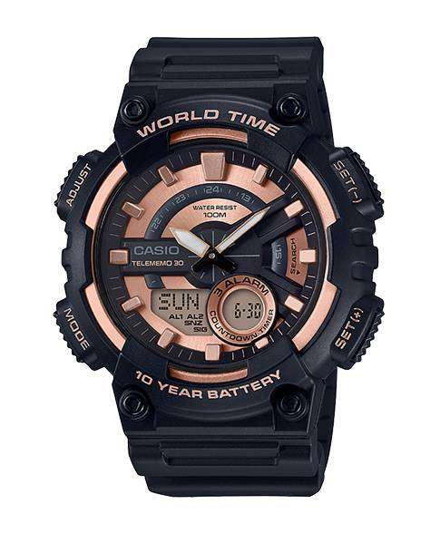Casio Anadigi | 10 Year Battery Life AEQ-110W-1A3VDF