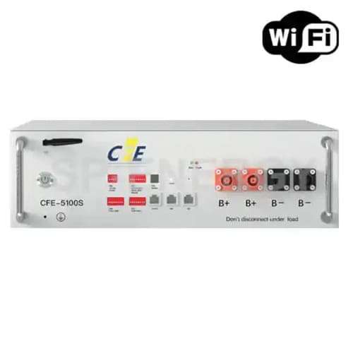 Cfe 5.12 Kwh Lithium Battery 48v (inc Wall Mount Bracket & Cable) Cfe-5100s