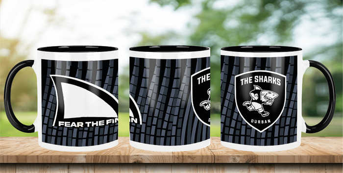 The SHARKS Rugby Coffee Mug Travel Jersey