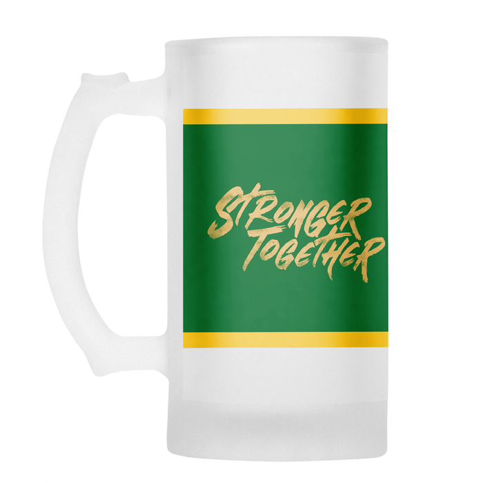 SPRINGBOKS Rugby Back to Back WORLD CUP CHAMPIONS Frosted Beer Mug