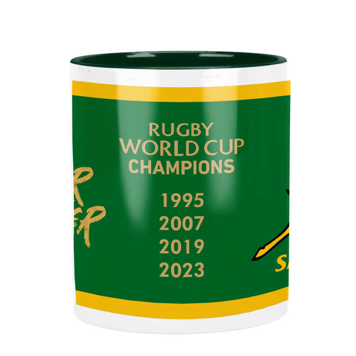 SPRINGBOKS Rugby RWC CHAMPIONS Coffee Mug