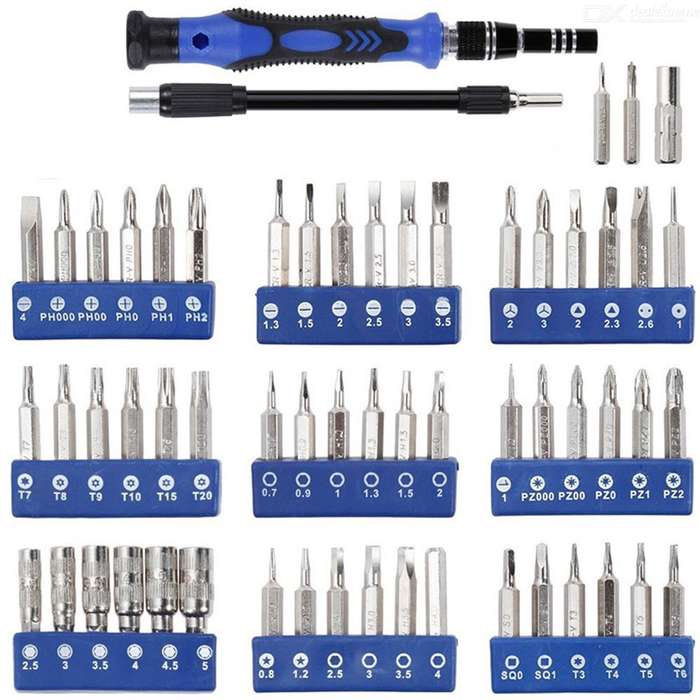 Pro Tool 81 Piece Precision Screwdriver Set for Cellphone,Tablet,Laptop,PC