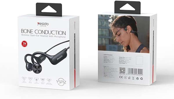 Yesido YSP12 Bone Conduction Bluetooth Wireless Neckband Earphone