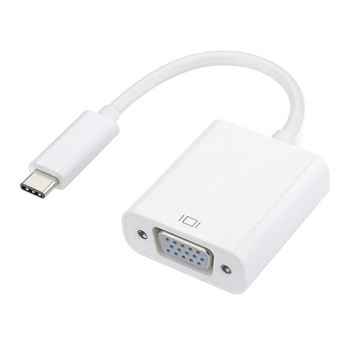 Gizzu 1080P Type-C to VGA Adapter Poly