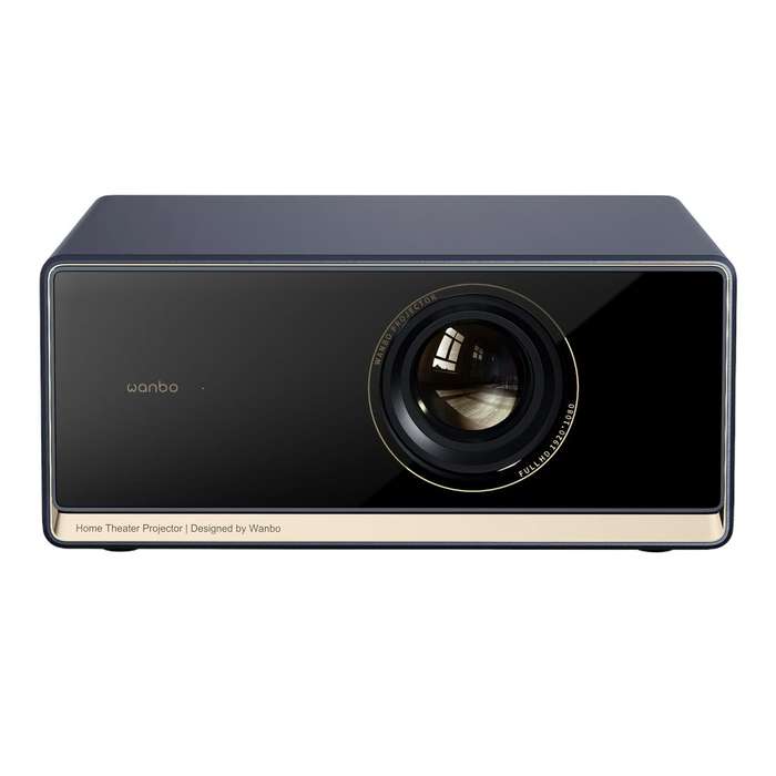 WANBO X5 Pro Full HD Smart Projector (1080p, 1100 ANSI Lumens, Android TV, ASA 3.0, 5GHz Wi-Fi, A...