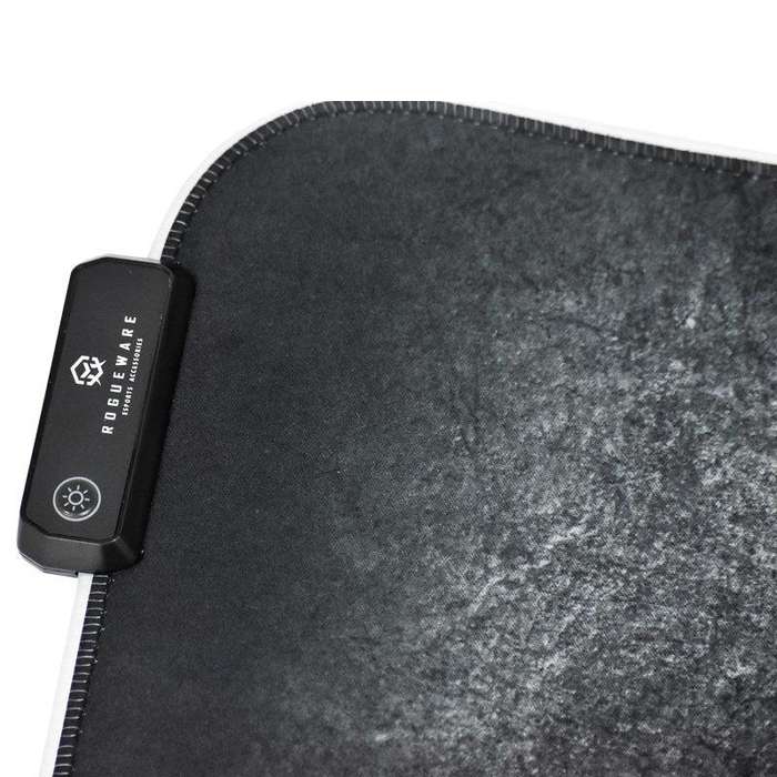ROGUEWARE CLOTH SPEED & CONTROL RGB LED DESKPAD - XX LARGE