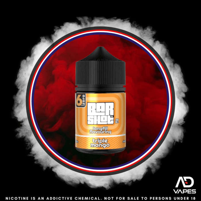 6Zero Bar Shot Triple Mango 30ml Flavour Shot Makes 60ml