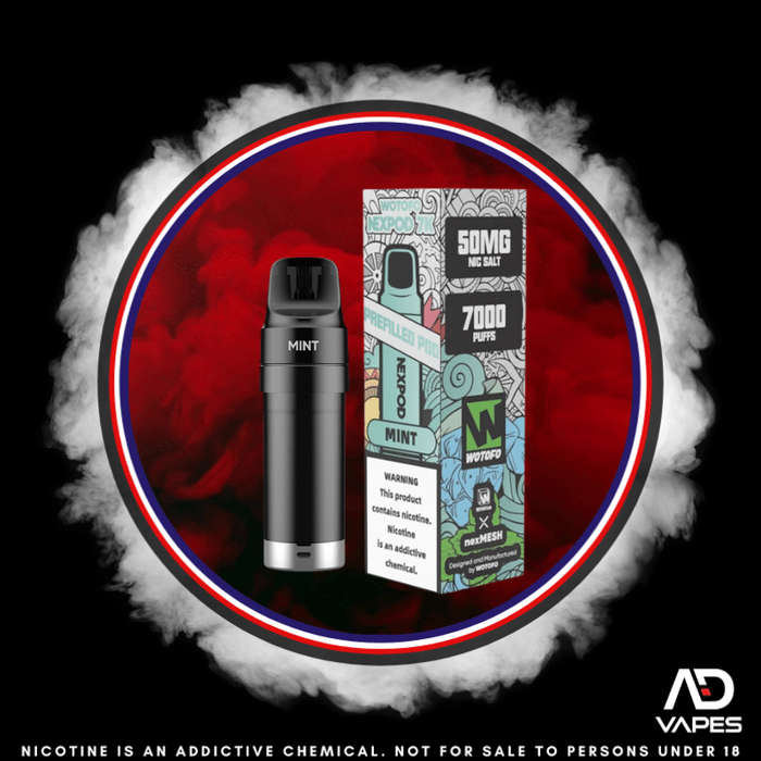 Wotofo Nexpod Replacement Pod 7000 50mg Mint
