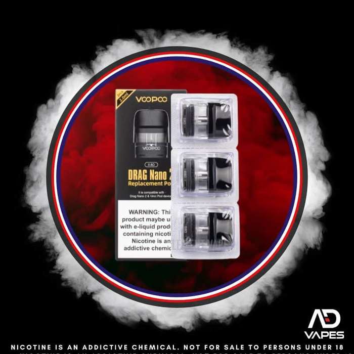 Voopoo Vinci Drag Nano 2 Pods 0.8 3 Pack