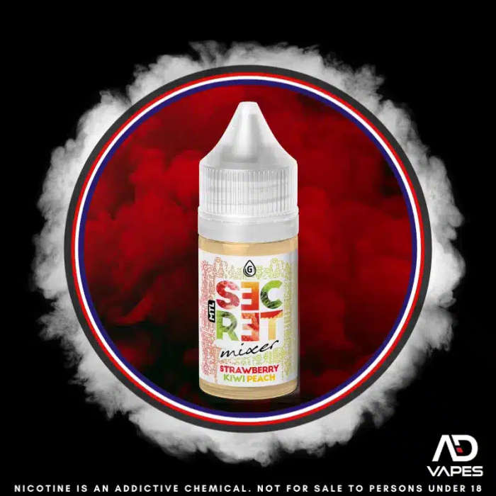 GDrops Secret Mixer Strawberry Kiwi &amp; Peach 12mg 30ml