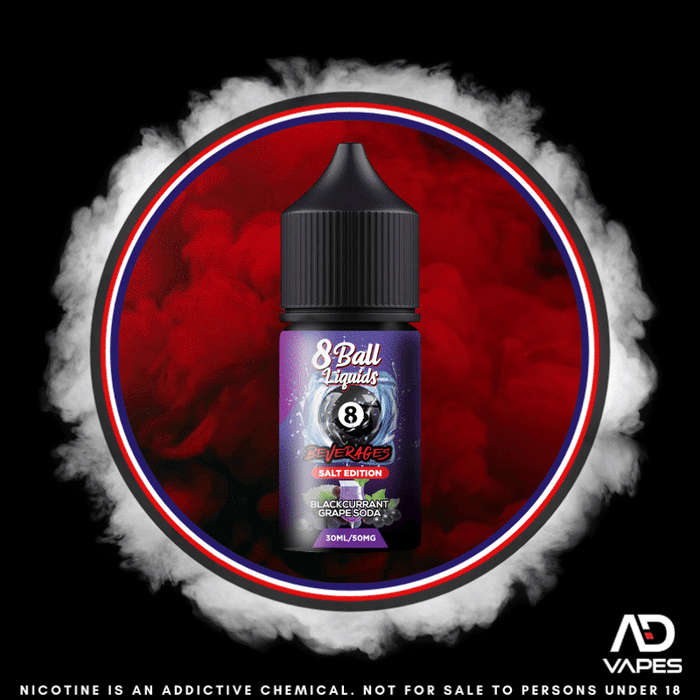 Vape Republic 8Ball Blackcurrant Grape Soda 50mg 30ml