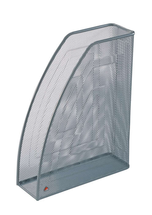 Alba Magazine Holder - Metallic Grey