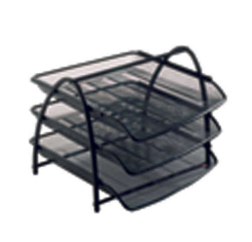 Alba 3 Tier Document Tray - Black