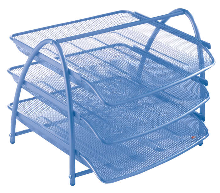 Alba 3 Tier Document Tray - Lavender