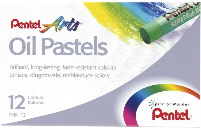 Pentel 12 Oil Pastels Set