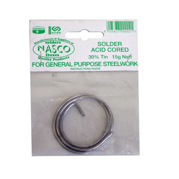 Moto-Quip - Solder Acid Core 15g 30S - 2.5mm
