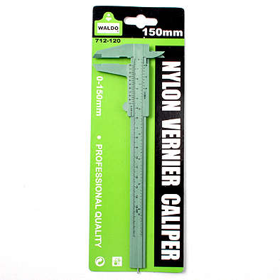 Caliper Vernier Nylon 150mm Carded