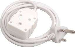 Elec Mts Prepac Extension 3mx1.0mm Whit