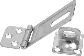Abs Hasp &amp; Staple Galv 90mm 10pcs