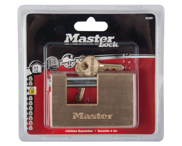 Master Lock Brass Insurance Lock - 76mm