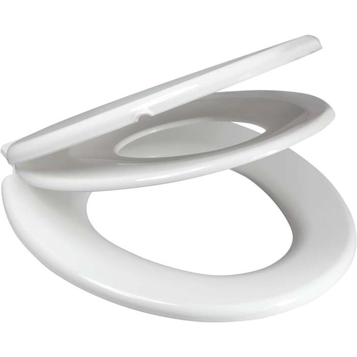 Wirquin Neon Lite Toilet Seat &amp; Cover - White (600g)