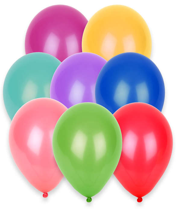 Coloured Balloons - Pack of 50