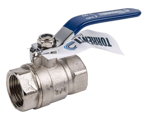 Torrenti Full 15mm Bore Econo Ball Valve - Blue