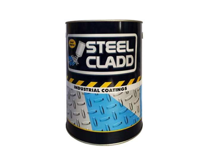 Steel Cladd Quick Dry Paint - Black (1L)
