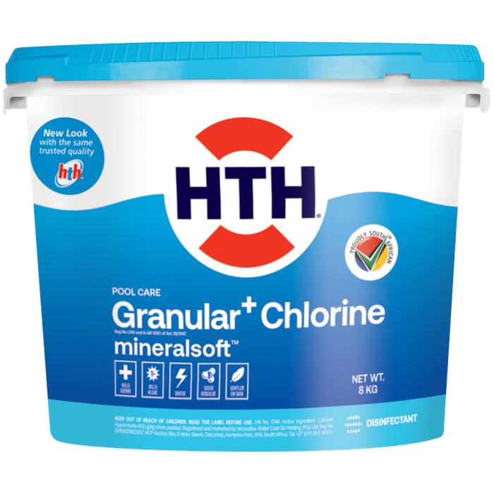 HTH Granular &amp; Mineral Soft Pool Cleaners - Pool Chemicals (8kg)