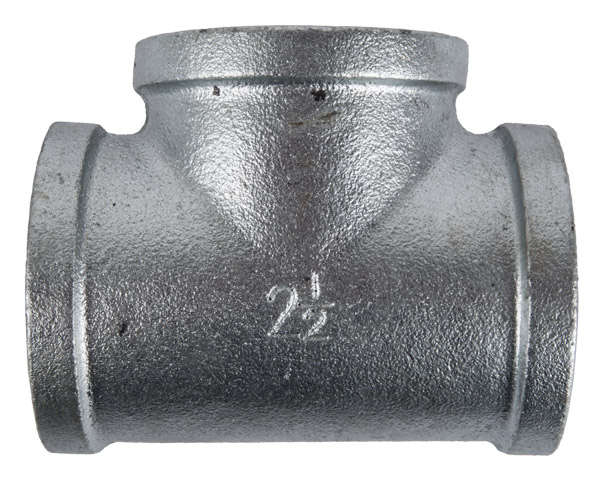 Galvanised Tee - Parts &amp; Accessories - Metal - 80mm