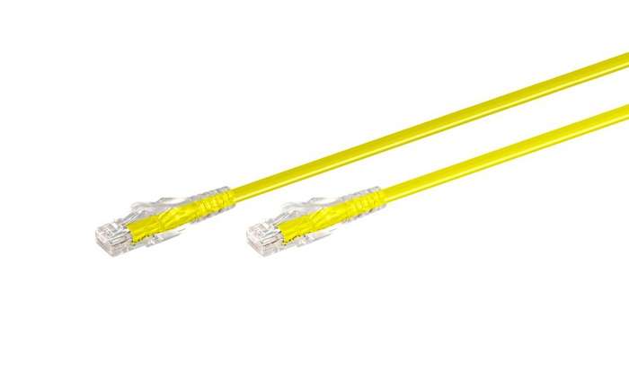 0.5M CAT6 Moulded Flylead - Yellow