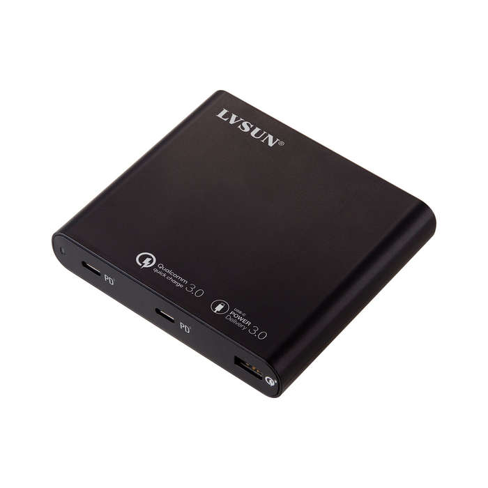 Lvsun 87W QC3.0 Type-C Laptop Charger, No Tips
