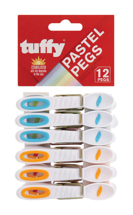 Tuffy - Pastel Pegs 12`s