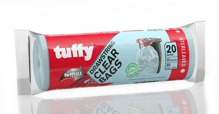 Tuffy - Clear Refuse Bag on a Roll 20`s