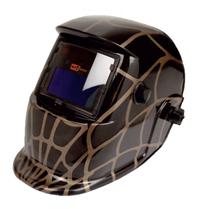Matweld Helmet Auto Dark with GrIndustrial  Black Web