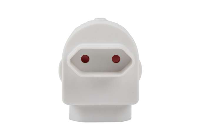 Electricmate Twin Euromate Adaptor - White
