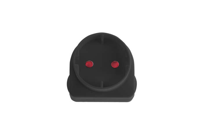 Electricmate Schuko Adaptor - Black