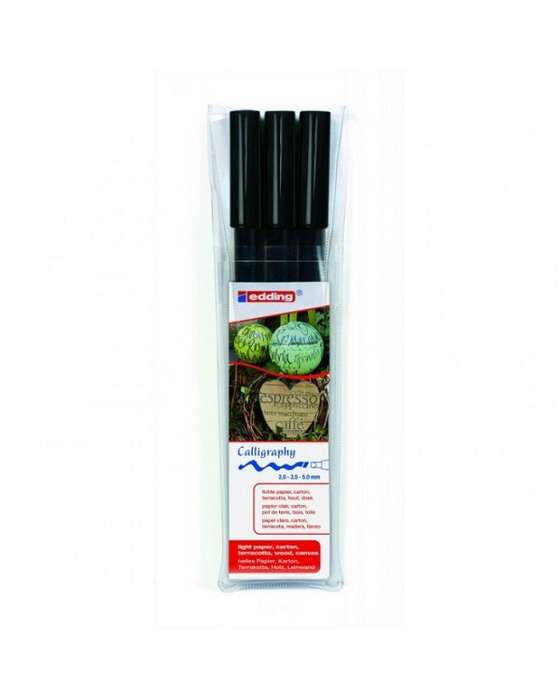 Edding Calligraphy Pen Set 3Pcs.
