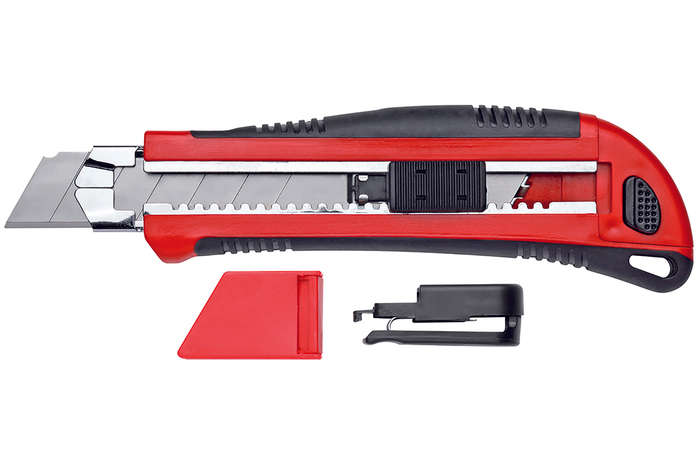 Gedore Red Cutter Knife 5 Bladesw.25mm+Clip