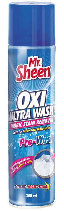 Mr Sheen Oxi Ultra Pre Wash Aerosol 300ml