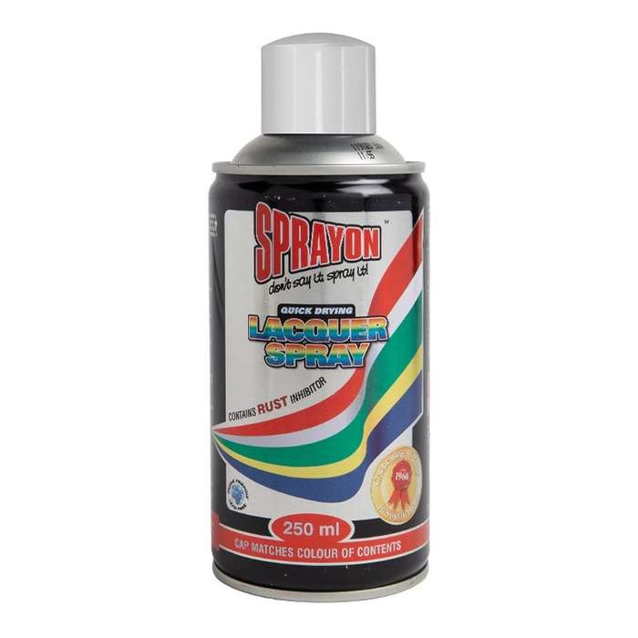 Sprayon Lacquer Spray Paint (250ml) - Mist Grey