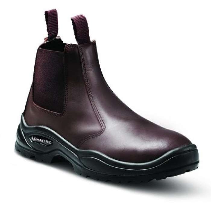 Zeus Chelsea Safety Boot Brown - UK 5