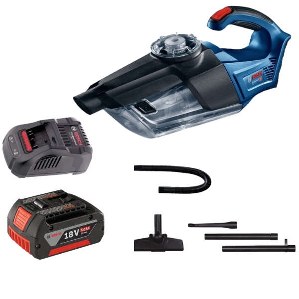 Bosch - Cordless Vacuum Cleaner GAS 18V-1 - with 5Ah Battery &amp; Charger