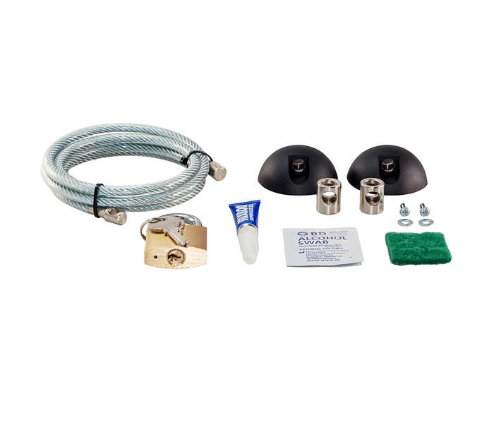 Delux Computer Lock With Padlock (LKCP-1196)
